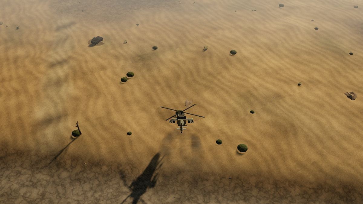 The Cloud Strike desert on day one