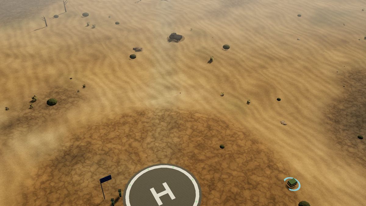 The landing zone, day one
